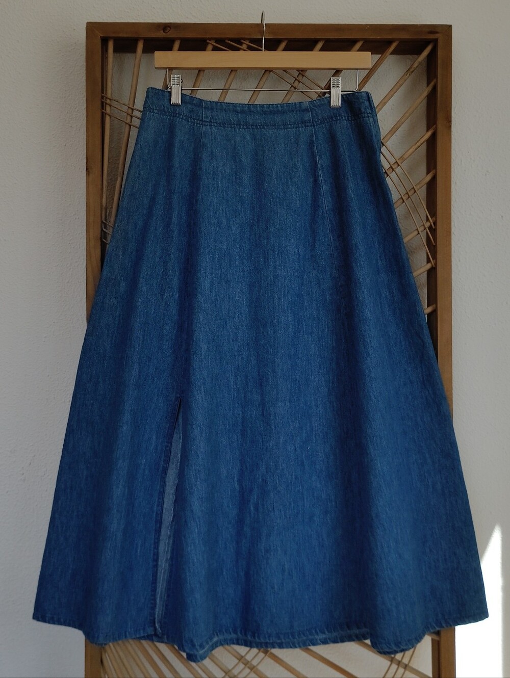 Vintage Bushwacker 100% Cotton Denim Skirt / Size Large